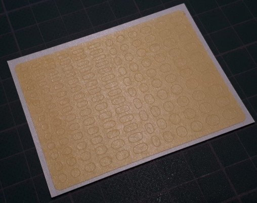 Omask 80005 Ovals 2-5mm (yellow masking tape)