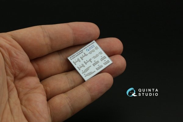 Quinta Studio QP72002 F-16 block 40/42 reinforcement plates (Revell) 1/72