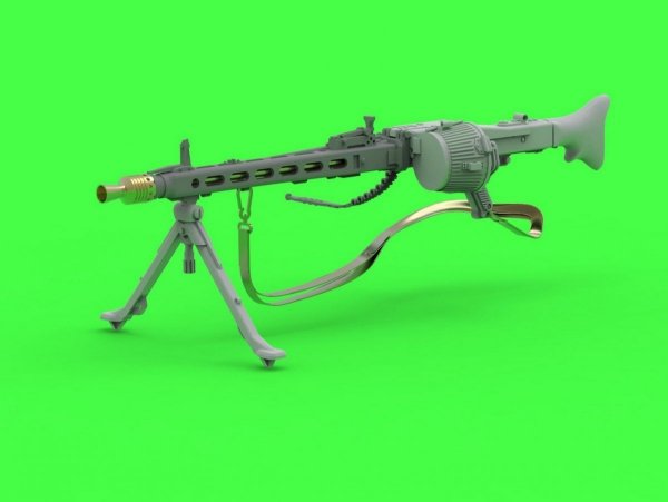 Master GM-35-024 MG-42 - niemiecki karabin maszynowy (7.92mm) - kompletny karabin - zawiera elementy toczone, żywiczne, fototrawione (1 szt.) 1/35
