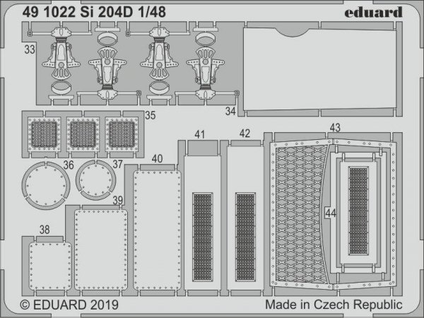 Eduard 491022 Si 204D 1/48 SPECIAL HOBBY