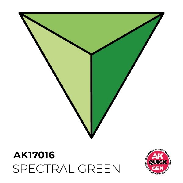 AK Interactive AK17016 SPECTRAL GREEN – QUICK GEN COLOR 18ml
