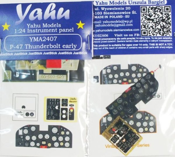 Yahu YMA2407 P-47 early Kinetic (1:24)