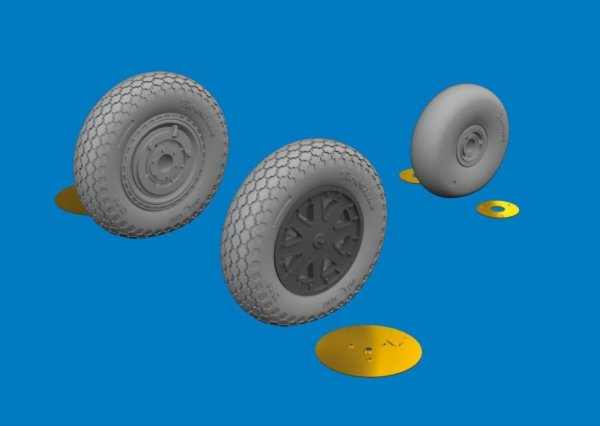 Eduard 6481051 P-39 Wheels Early ARMA HOBBY 1/48