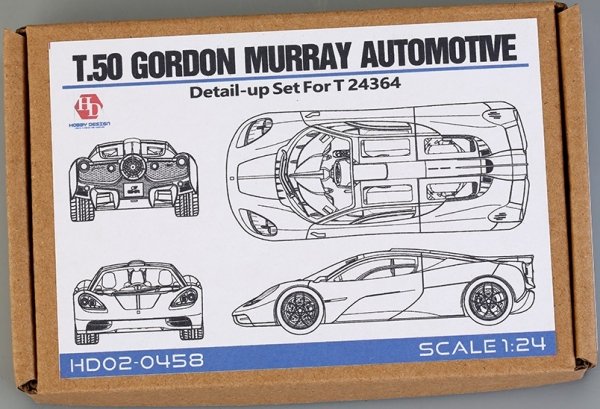 Hobby Design HD02-0458 T.50 Gordon Murray Automotive for Tamiya 24364 1/24