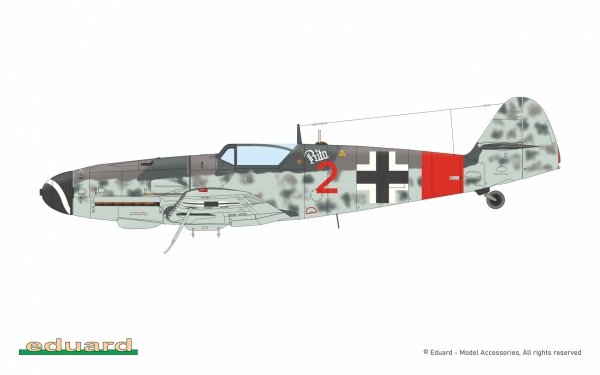 Eduard 2150 Gustav Pt.3 Dual Combo - Bf 109G-6/AS And Bf 109G-14/AS - The Limited Edition 1/72
