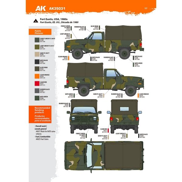 AK Interactive AK35031 M1008 TROOP CARRIER WITH TARP 1/35
