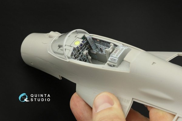 Quinta Studio QD32176 MiG-29A NATO service 3D-Printed &amp; coloured Interior on decal paper (Trumpeter) 1/32