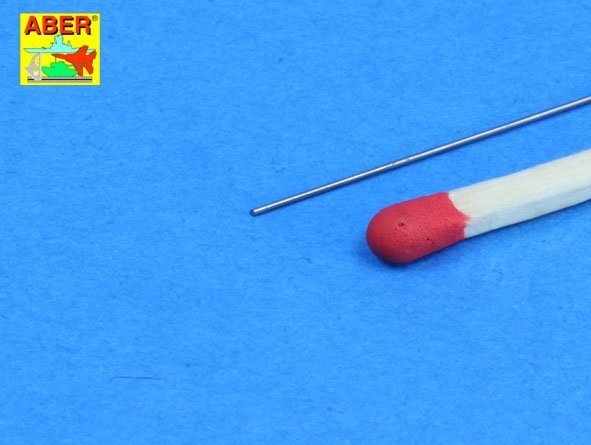 Aber SR04 Steel round rods fi 0,4mm length 250mm x12 pcs.