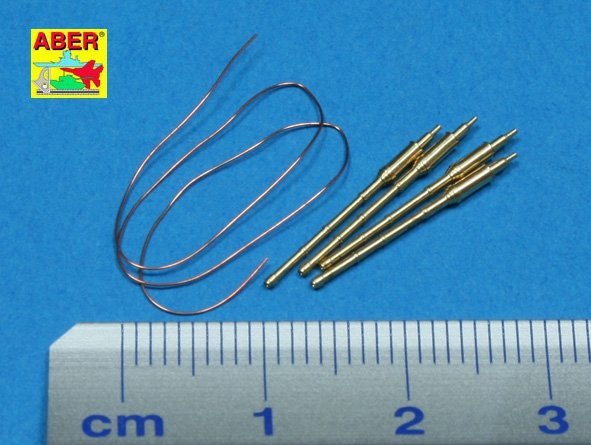 Aber 350L-29 Set of 4 pcs 130mm barrels for AK-130 Russian Navy (1:350)