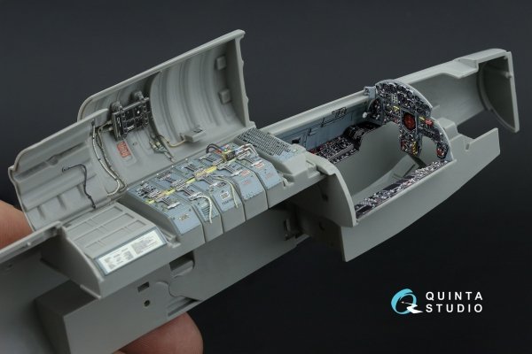 Quinta Studio QD32181 F-104S-ASA 3D-Printed coloured Interior on decal paper (Italeri) 1/32