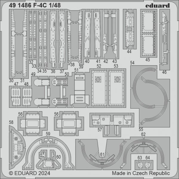 Eduard 491486 F-4C HOBBY 2000, ACADEMY 1/48
