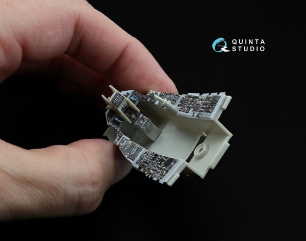 Quinta Studio QD32003 F-16C 3D-Printed &amp; coloured Interior on decal paper (for Tamiya kit) 1/32