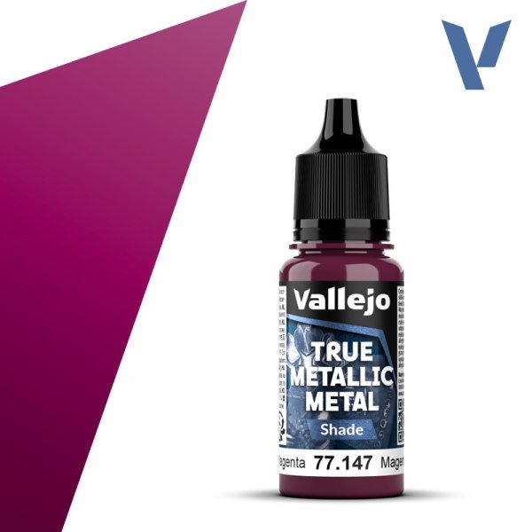 Vallejo 77147 Crimson Magenta - True Metallic Metal - Shade 18ml