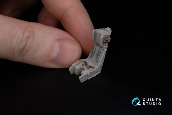 Quinta Studio QD48284 F/A-18A++ 3D-Printed &amp; coloured Interior on decal paper (Hasegawa) 1/48