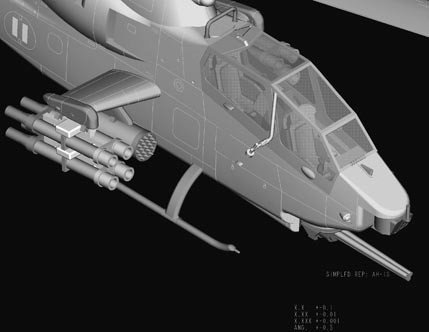 Hobby Boss 87225 AH-1S Cobra Attack Helicopter (1:72)