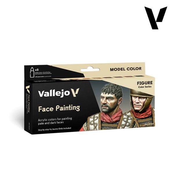 Vallejo 70119 Face Painting Set 8x17ml