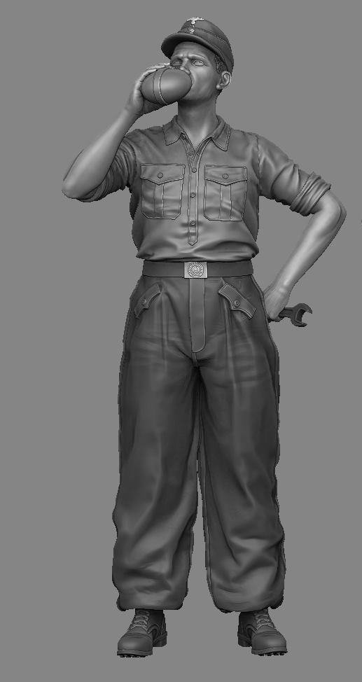 Panzer Art FI35-136 German Tank mechanic set 1/35