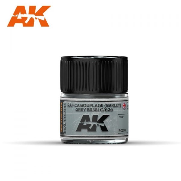AK Interactive RC299 RAF CAMOUFLAGE (BARLEY) GREY BS381C/626 – 10ML