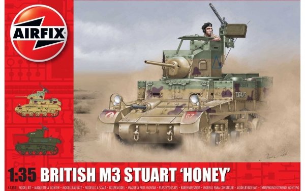 Airfix 1358 M3 Stuart, Honey (British Version) 1/35