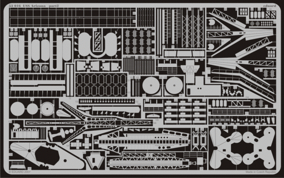 Eduard 53016 USS Arizona MINI HOBBY MODEL 1/350
