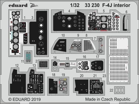 Eduard 33230 F-4J interior for TAMIYA 1/32