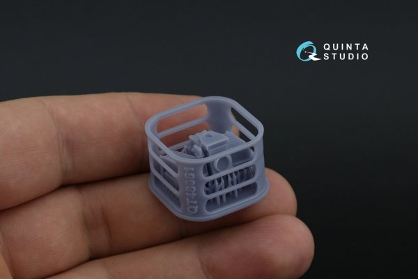 Quinta Studio QDS+48519 Tornado ECR 3D-Printed coloured Interior on decal paper (Italeri) (small version) (with 3D-printed resin parts) 1/48