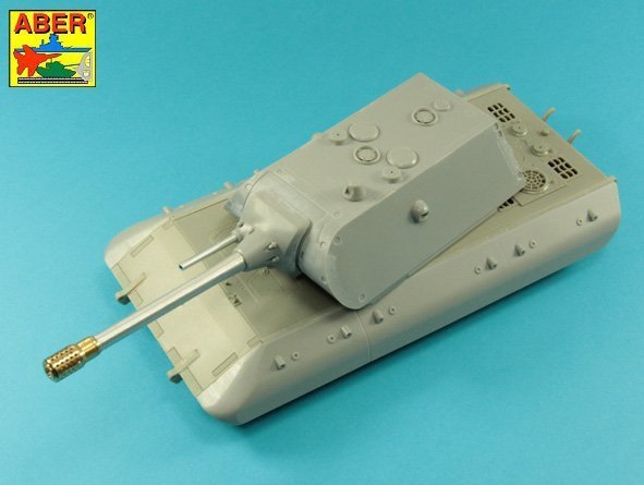 Aber 35L-263 Lufy do niemieckiego czołgu E-100 (Dragon) 15cm &amp; 7,5cm 1/35