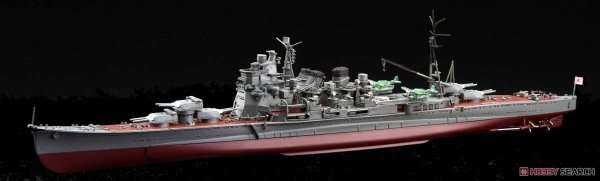 Fujimi 433141 TOKU-80 EX-1 Imperial Japanese Navy Heavy Cruiser Takao Class (w/Bottom of Ship, Base) 1/700