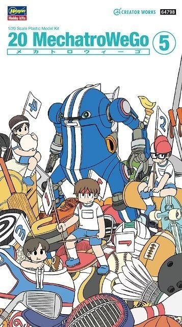 Hasegawa 64798 20 MechatroWeGo No. 5, Sports Blue 1/35