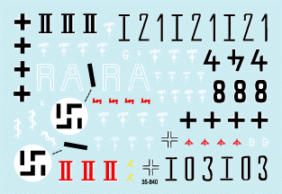 Star Decals 35-840 German Afrika Mix  # 6 1/35