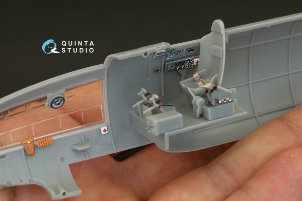 Quinta Studio QD48100 IL-4 3D-Printed &amp; coloured Interior on decal paper (for Xuntong kit) 1/48