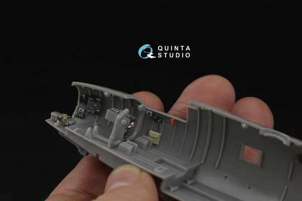 Quinta Studio QD72193 B-26F/G Marauder 3D-Printed coloured Interior on decal paper (Hasegawa) 1/72