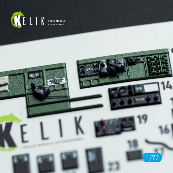 Kelik K72137 TBM-3 Avenger - interior 3D decals for HobbyBoss kit (1/72)