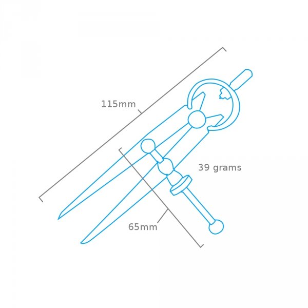 Modelcraft PDV6711-3 Divider &amp; Calipers (75mm)