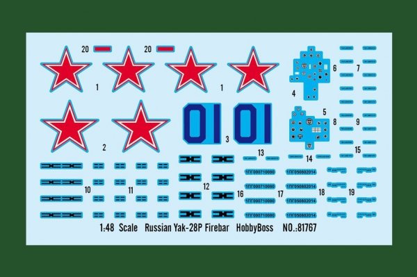 Hobby Boss 81767 Russian Yak-28P Firebar 1/48