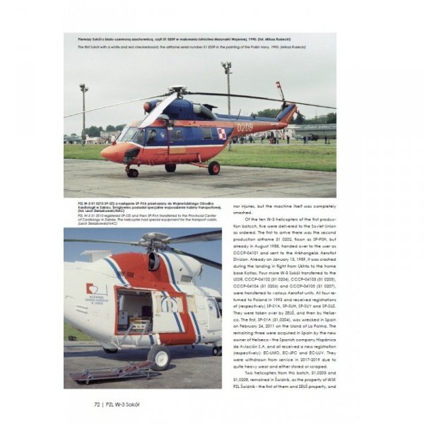 Answer 49011000 PZL W-3 Sokół - Monografia Tom I PL+EN