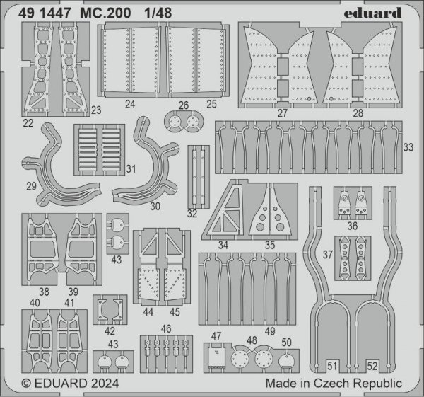 Eduard BIG49417 MC.200 ITALERI 1/48