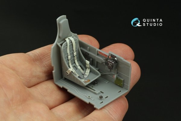 Quinta Studio QD32214 P-40M WarHawk 3D-Printed coloured Interior on decal paper (Trumpeter) 1/32