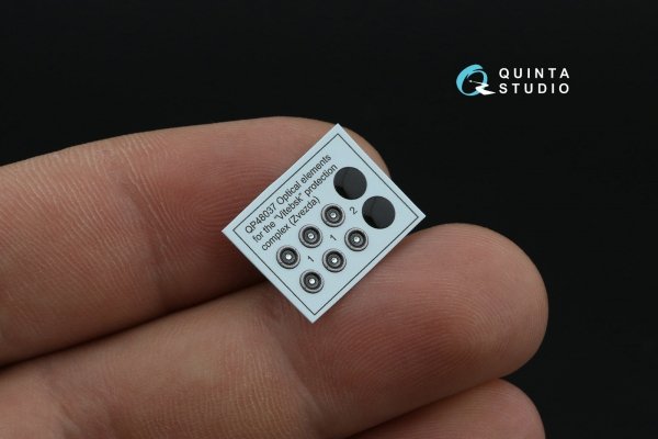 Quinta Studio QP48037 Ka-52 Optical elements for the Vitebsk protection complex (Zvezda) 1/48