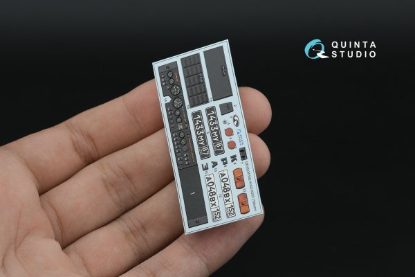 Quinta Studio QDS-35162 KrAZ-6322 3D-Printed &amp; coloured Interior on decal paper (Takom) (Small version) 1/35