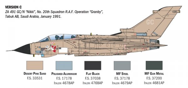 Italeri 2521 Tornado GR.1 Desert Storm 1/32