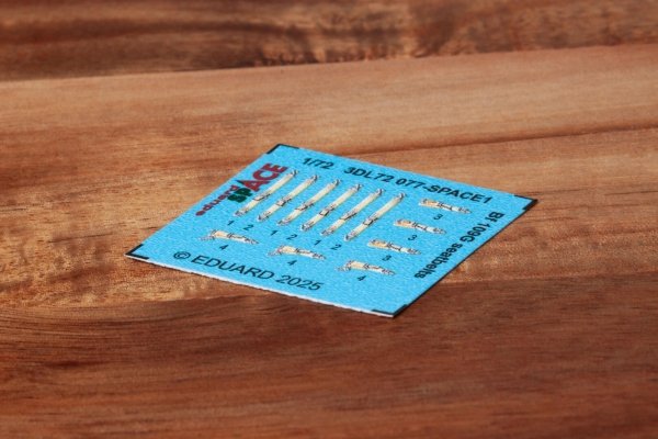 Eduard 3DL72077 Bf 109G seatbelts SPACE (3D Decals) 1/72