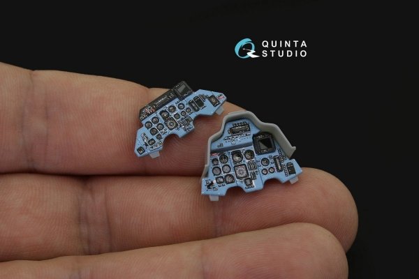 Quinta Studio QD48171 Su-27UB 3D-Printed &amp; coloured Interior on decal paper (for HobbyBoss kit) 1/48
