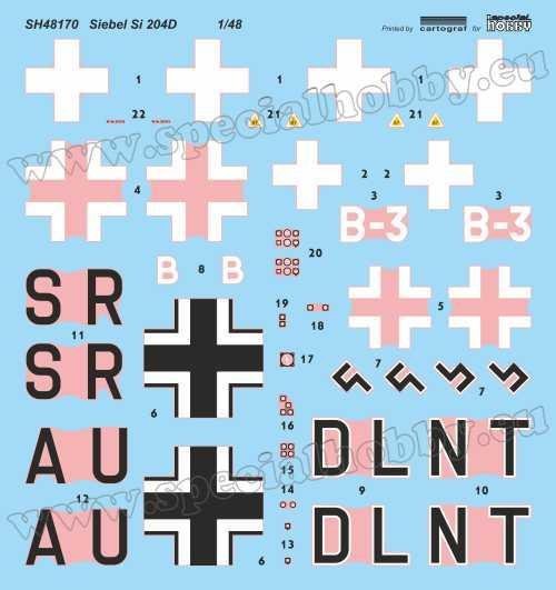 Special Hobby 48170 Siebel Si 204D 'German Transport and Trainer Plane' 1/48