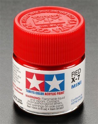 Tamiya X7 Red (81507) Acrylic paint 10ml