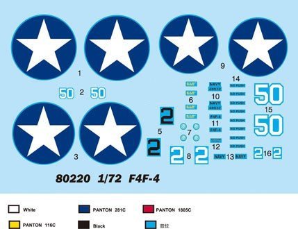 Hobby Boss 80220 F4F-4 Wildcat (1:72)