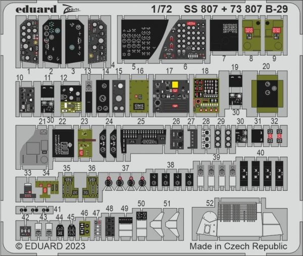 Eduard BIG72177 B-29 HOBBY 2000, ACADEMY 1/72