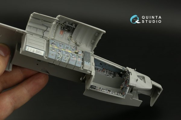 Quinta Studio QD32180 F-104S 3D-Printed coloured Interior on decal paper (Italeri) 1/32