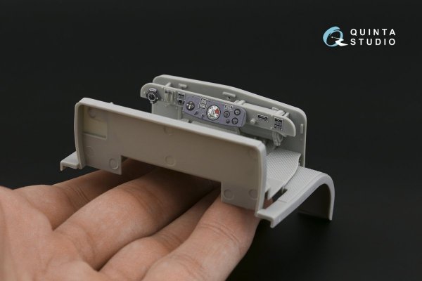 Quinta Studio QD35078 Sd.Kfz.7 family 3D-Printed &amp; coloured Interior on decal paper (Trumpeter) 1/35