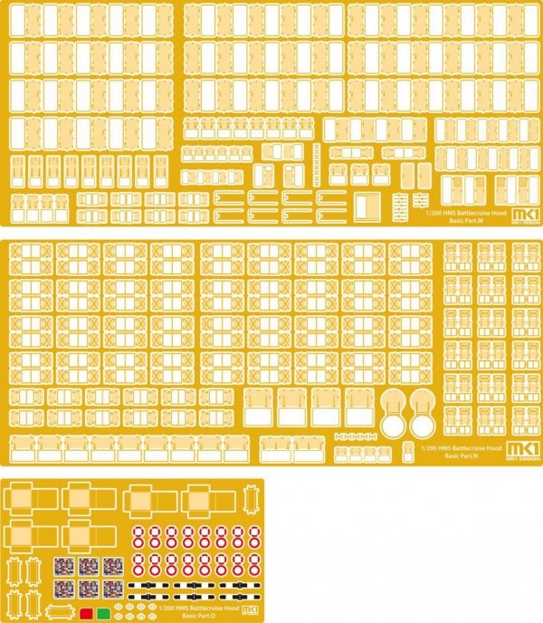 MK1 Design MD-20016 HMS Hood Value Pack 1/200